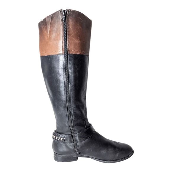 ALEX MARIE Taylour Tall Leather Riding Boot Size 8.5M - Picture 7 of 9